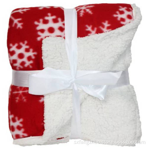 wholesale polar sherpa brush fleece blanket double bed